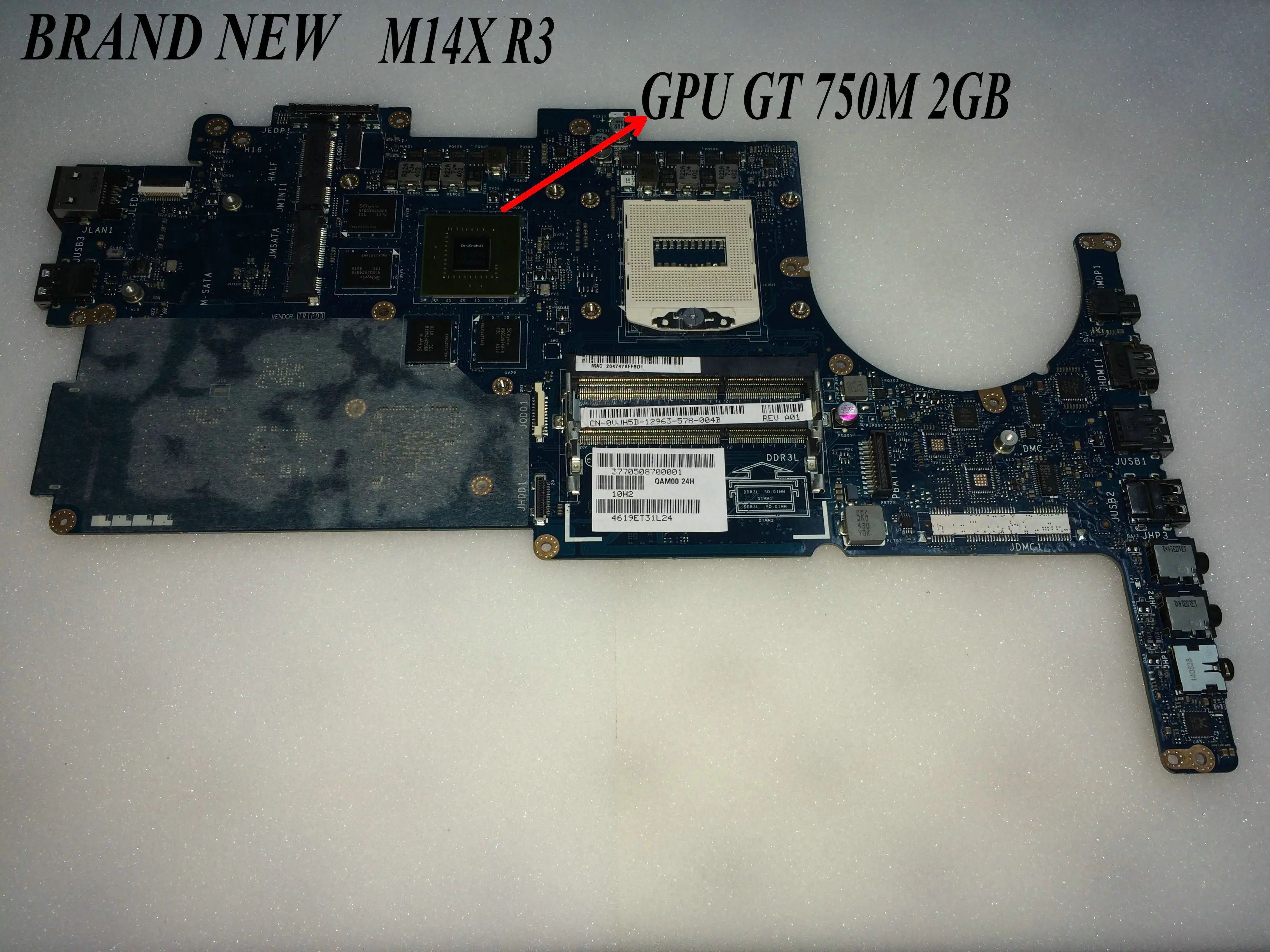Экспресс-Доставка через компании VAR00 LA-9201P для DELL ALIENWARE M14X R3 Материнская плата
