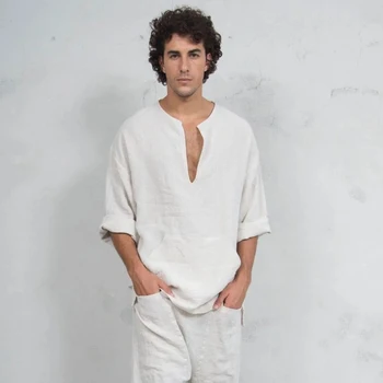 Egypt Saudi Arab Tee Tops Men Linen T-shirt Medieval Viking Pirate Ranger Costumes Loose Blouse Full Sleeve Tunic Casual Outfits
Egypt Saudi Arab Tee Tops Men Linen T-shirt Medieval Viking Pirate Ranger Costumes Loose Blouse Full Sleeve Tunic Casual Outfits