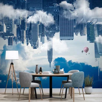 Custom Mural Wallpaper 3D Creative City Building Cloud Sky Wall Painting Living Room Dining Room Background Wall Painting Tapety 
Custom Mural Wallpaper 3D Creative City Building Cloud Sky Wall Painting Living Room Dining Room Background Wall Painting Tapety
