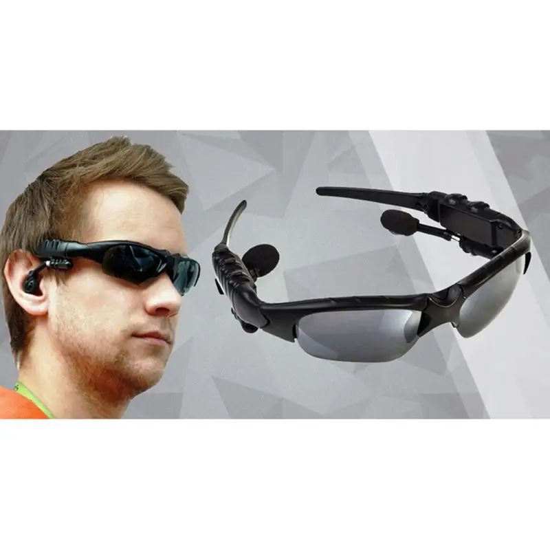 Фото Беспроводная Bluetooth-гарнитура солнцезащитные очки гарнитура для спорта на