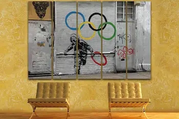 Prints Painting Olympic Ring Modular Pictures Canvas Graffiti Banksy Wall Art Home Cute Decor Modern Bedside Background Poster
Prints Painting Olympic Ring Modular Pictures Canvas Graffiti Banksy Wall Art Home Cute Decor Modern Bedside Background Poster