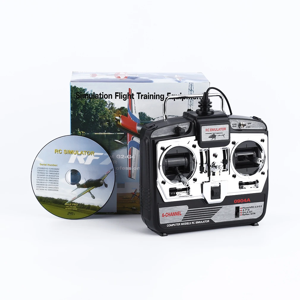 RC Helicopter USB Flight Simulator 6CH JTL0904A Airplane CD 6CH XTR Flight Simulator For Emulator Suit Beginner
RC Helicopter USB Flight Simulator 6CH JTL0904A Airplane CD 6CH XTR Flight Simulator For Emulator Suit Beginner