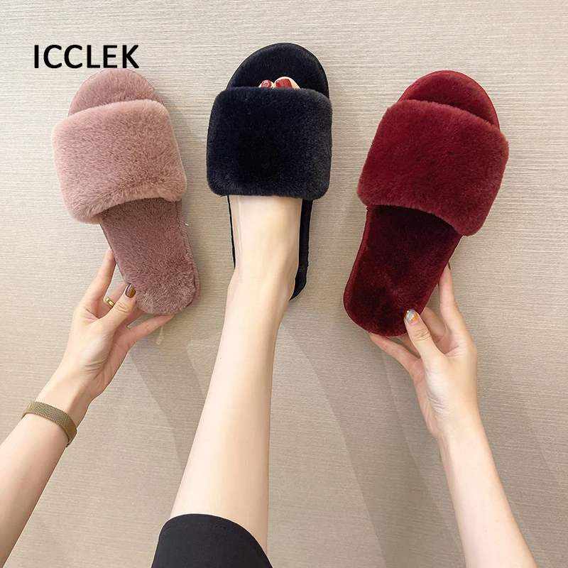 Тапочки домашние женские, из искусственного меха, теплые, на плоской подошве
Тапочки домашние женские, из искусственного меха, теплые, на плоской подошве