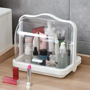 Portable Portable Cosmetic Storage Box Transparent Dustproof Skin Care Finishing Box Household Items Storage Box Cosmetic Box
Portable Portable Cosmetic Storage Box Transparent Dustproof Skin Care Finishing Box Household Items Storage Box Cosmetic Box