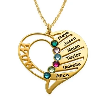 Engraved Family Members Birthstone Necklace, 925 Sterling Silver,Custom Jewelry,Alphabet Necklace,Alphabet Jewelry
Engraved Family Members Birthstone Necklace, 925 Sterling Silver,Custom Jewelry,Alphabet Necklace,Alphabet Jewelry
