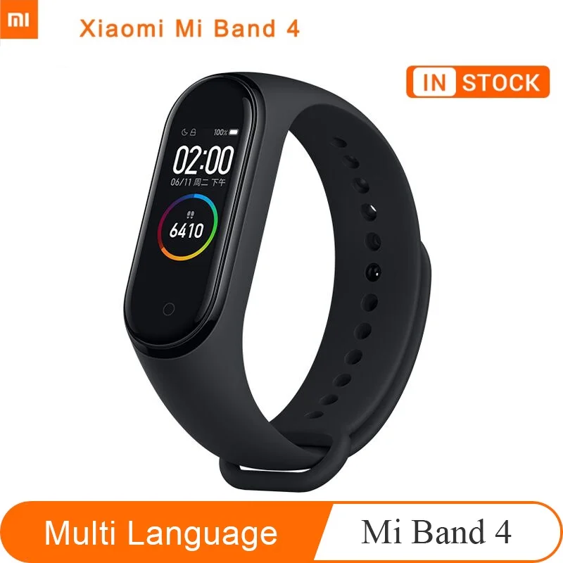 Original Xiaomi Mi Band 4 Music Traker Bluetooth Sport Smart Miband 4 Bracelet Heart Rate 135mAh Color Screen Bluetooth 5.0
Original Xiaomi Mi Band 4 Music Traker Bluetooth Sport Smart Miband 4 Bracelet Heart Rate 135mAh Color Screen Bluetooth 5.0