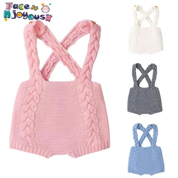 Newborn Baby Boys Girls Overalls Knitted Kids Button Sweater Solid Warm Clothes Baby Romper Shorts Baby Girl Clothes
Newborn Baby Boys Girls Overalls Knitted Kids Button Sweater Solid Warm Clothes Baby Romper Shorts Baby Girl Clothes