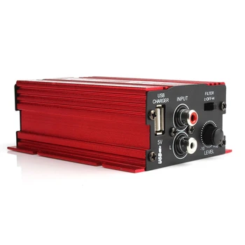 Stereo Cable Audio Audio Amplifier Amplifier Amp Subwoofer USB Port Mp3 Mp4 Aluminum Alloy 20Hz~20KHz
Stereo Cable Audio Audio Amplifier Amplifier Amp Subwoofer USB Port Mp3 Mp4 Aluminum Alloy 20Hz~20KHz