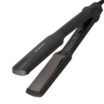 Kemei Hair Straightener Professional Tourmaline Ceramic Heatin Plate Straight Hair Styling Tool Fast Warm-up Thermal Performance 
Kemei Hair Straightener Professional Tourmaline Ceramic Heatin Plate Straight Hair Styling Tool Fast Warm-up Thermal Performance