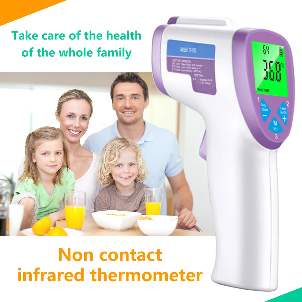 Temperature Meter Gun Infrared Thermometer LCD Digital Pyrometer Measurement Hand-held Baby Adult Temperature
Temperature Meter Gun Infrared Thermometer LCD Digital Pyrometer Measurement Hand-held Baby Adult Temperature