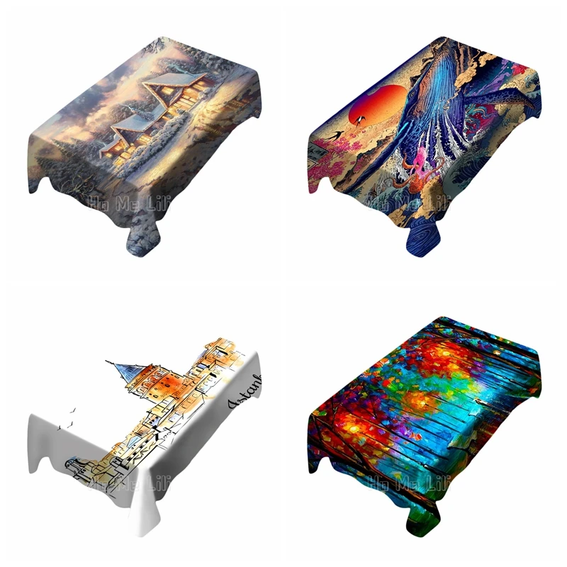Famous Four Seasons Landscape Painting Watercolor Rough Japanese Style Tablecloth Rectangle By Ho Me Lili
Famous Four Seasons Landscape Painting Watercolor Rough Japanese Style Tablecloth Rectangle By Ho Me Lili