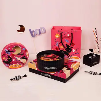 1PC Halloween Gift Box Pink-Shaded Box Black Cat Favor Candy Box Gift Container for Halloween Night Square Box for Gift
1PC Halloween Gift Box Pink-Shaded Box Black Cat Favor Candy Box Gift Container for Halloween Night Square Box for Gift