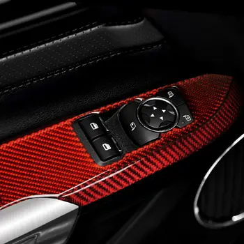 4Pcs Red Carbon Fiber Window Switch Panel Trim Cover For Ford Mustang 2015-2019 New High Quality
4Pcs Red Carbon Fiber Window Switch Panel Trim Cover For Ford Mustang 2015-2019 New High Quality
