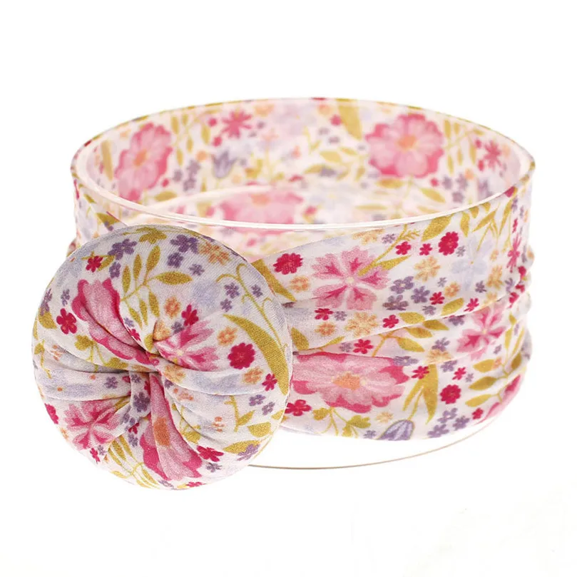 Toddler Girls Kids Baby Big Bow Hairband Headband Stretch Doughnut Head Wrap Headwear barettes 30N08 (24)