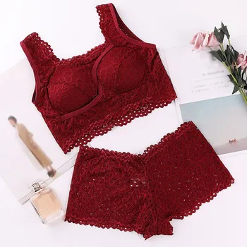 Sexy Lace Bra Sets Women Seamless Bra Ultrathin Panties Padded Bralette Lingerie Soft Briefs Underwear Set Female Intimates HOT
Sexy Lace Bra Sets Women Seamless Bra Ultrathin Panties Padded Bralette Lingerie Soft Briefs Underwear Set Female Intimates HOT