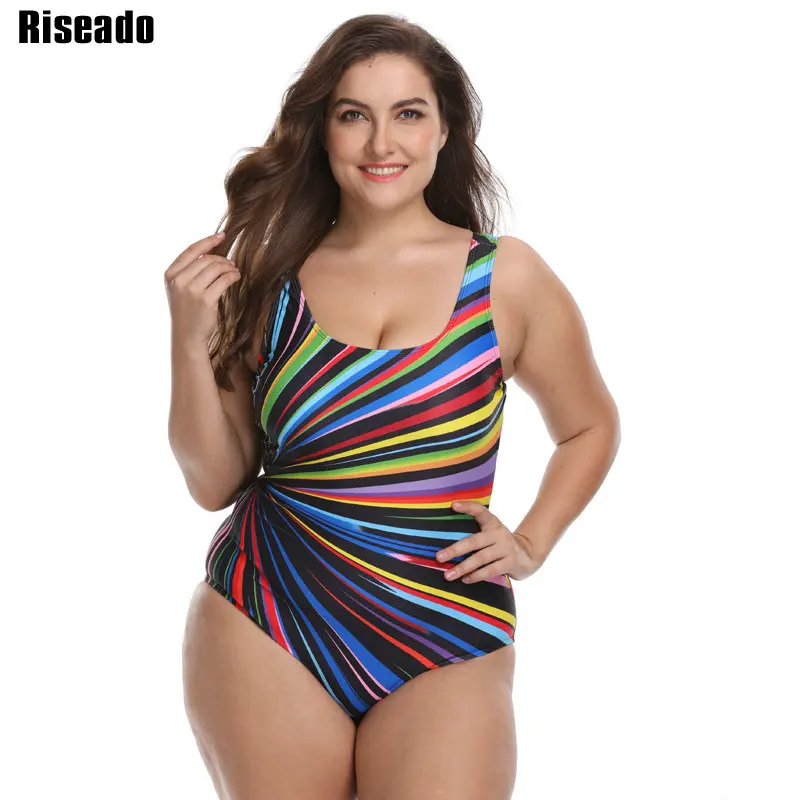 Riseado 3XL Plus Size Swimwear Women One Piece Swimsuit 2017 New Striped Backless monokini Female Bathing Suits
Riseado 3XL Plus Size Swimwear Women One Piece Swimsuit 2017 New Striped Backless monokini Female Bathing Suits