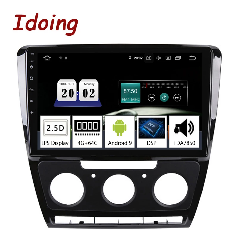 Idoing 10.2"Android 9 For Skoda Octavia 2 A5 2008-2013 Car Radio Multimedia Video Player Navigation GPS Accessories Sedan No dvd
Idoing 10.2"Android 9 For Skoda Octavia 2 A5 2008-2013 Car Radio Multimedia Video Player Navigation GPS Accessories Sedan No dvd