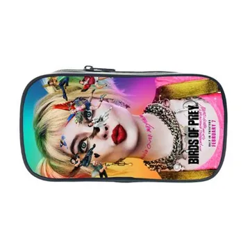 Suicide Squad Cosmetic Cases Harley Quinn Joker Pencil Holder Kids School Supplies Purses Boys Girls Fashion Makeup Bag 
Suicide Squad Cosmetic Cases Harley Quinn Joker Pencil Holder Kids School Supplies Purses Boys Girls Fashion Makeup Bag