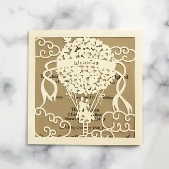 15pcs/lot Laser Cut Hot Air Balloon Elegant Wedding Invitation Card Bride And Groom Lover Sweet Invitation Card Unique Design
15pcs/lot Laser Cut Hot Air Balloon Elegant Wedding Invitation Card Bride And Groom Lover Sweet Invitation Card Unique Design