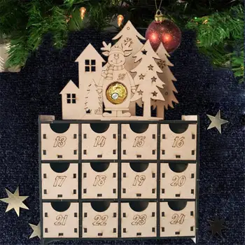 New Year Christmas White Wooden Advent Calendar Large Advent Calendar Reusable Drawer Christmas Decoration for home Navidad
New Year Christmas White Wooden Advent Calendar Large Advent Calendar Reusable Drawer Christmas Decoration for home Navidad