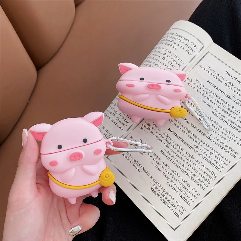 For AirPods 1 2 3 Pro Headset Soft Silicone Protective Cover Case Cute Pig Storage Box Wireless Bluetooth Earphone Cases
For AirPods 1 2 3 Pro Headset Soft Silicone Protective Cover Case Cute Pig Storage Box Wireless Bluetooth Earphone Cases
