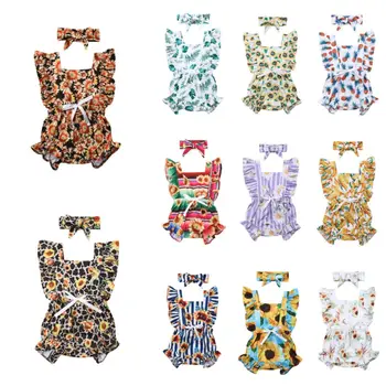 11 Colors Newborn Toddler Baby Girl Summer Clothes Set Floral Romper Jumpsuit Headband Outfits 2Pcs Set
11 Colors Newborn Toddler Baby Girl Summer Clothes Set Floral Romper Jumpsuit Headband Outfits 2Pcs Set