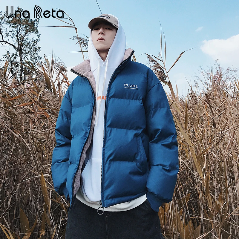 Una Reta Jacket Coats Men New Casual Stand collar Loose Jackets Winter Hip hop Parka coat Mens Fashion print Coat Man Streetwear
Una Reta Jacket Coats Men New Casual Stand collar Loose Jackets Winter Hip hop Parka coat Mens Fashion print Coat Man Streetwear