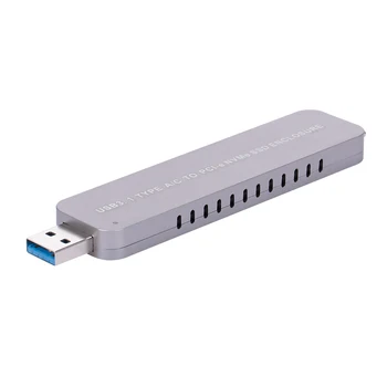 USB 3.1 Type A / C to PCI-e NVMe M.2 SSD Enclosure Adapter Card Portable Hard Drive Enclosure Plug & Play SSD Enclosure
USB 3.1 Type A / C to PCI-e NVMe M.2 SSD Enclosure Adapter Card Portable Hard Drive Enclosure Plug & Play SSD Enclosure