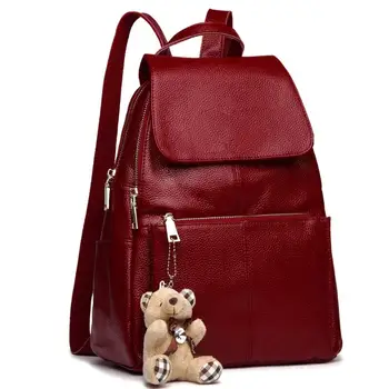 Genuine Leather Women Backpack High Quality Leather Backpacks for Teenage Girls Female School Shoulder Bag Bagpack mochila
Genuine Leather Women Backpack High Quality Leather Backpacks for Teenage Girls Female School Shoulder Bag Bagpack mochila