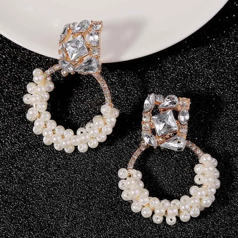 2020 Tassel Earrings Earing States The New Circular Pearl Earring For Cross-border Exaggerated Personality Eardrop Jewelry
2020 Tassel Earrings Earing States The New Circular Pearl Earring For Cross-border Exaggerated Personality Eardrop Jewelry