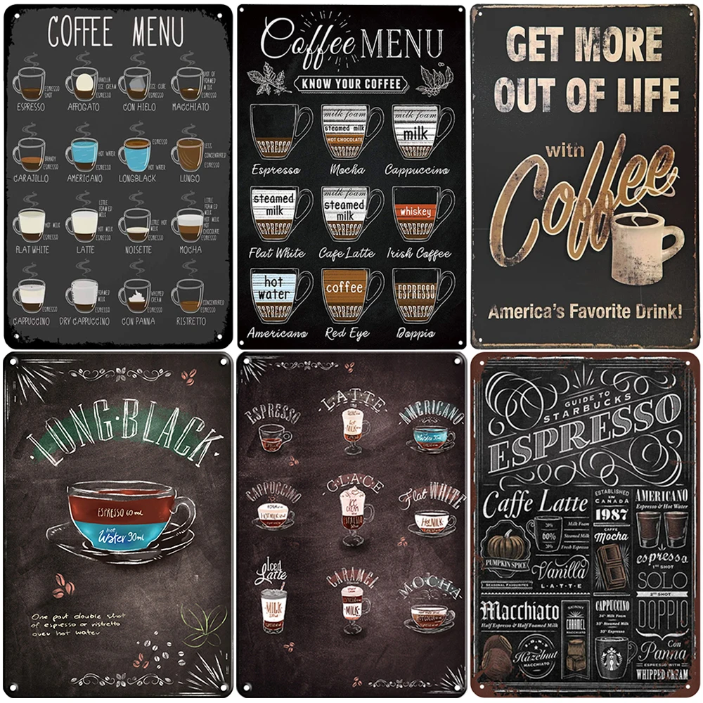 Metal Poster Coffee Tin Signs Plate Poster Metal Sign Restaurant Wall Decoration Cafe Metal Signs Plaque Bar Kitchen Decor
Metal Poster Coffee Tin Signs Plate Poster Metal Sign Restaurant Wall Decoration Cafe Metal Signs Plaque Bar Kitchen Decor