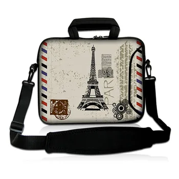

New Style Tower 10"Laptop Carrying Bag Sleeve Case Cover w/Side Pocket +Shoulder Strap For 9.7" -10.2" Laptop Tablet PC