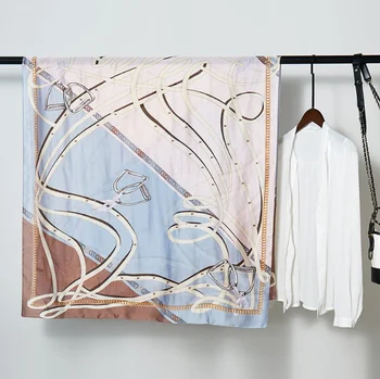 180*90cm TOP Silk Keychain luxurious Scarves Women Foulard Square Hijab Scarf Ladies Shawl wrap muffler pareo female hijab
180*90cm TOP Silk Keychain luxurious Scarves Women Foulard Square Hijab Scarf Ladies Shawl wrap muffler pareo female hijab