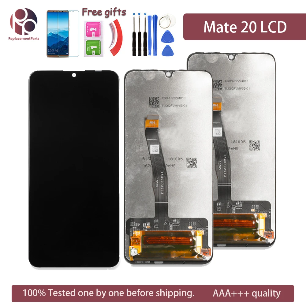 6.53'' inch LCD Display For Huawei Mate 20 lcd Touch Screen Digitizer Assembly HMA-l29 Replacement Repair Part
6.53'' inch LCD Display For Huawei Mate 20 lcd Touch Screen Digitizer Assembly HMA-l29 Replacement Repair Part