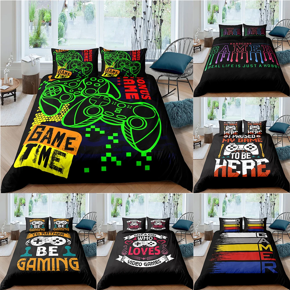 2/3pcs 3D Digital Gamer Printing Bedding Set Quilt Cover With Pillowcases US/EU/AU Size Twin Double Full Queen King
2/3pcs 3D Digital Gamer Printing Bedding Set Quilt Cover With Pillowcases US/EU/AU Size Twin Double Full Queen King