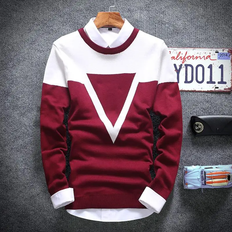 2020 invierno nuevas llegadas suéteres gruesos calientes suéter de lana de cuello redondo hombres rayas Slim Fit Knittwear hombr 
2020 invierno nuevas llegadas suéteres gruesos calientes suéter de lana de cuello redondo hombres rayas Slim Fit Knittwear hombr