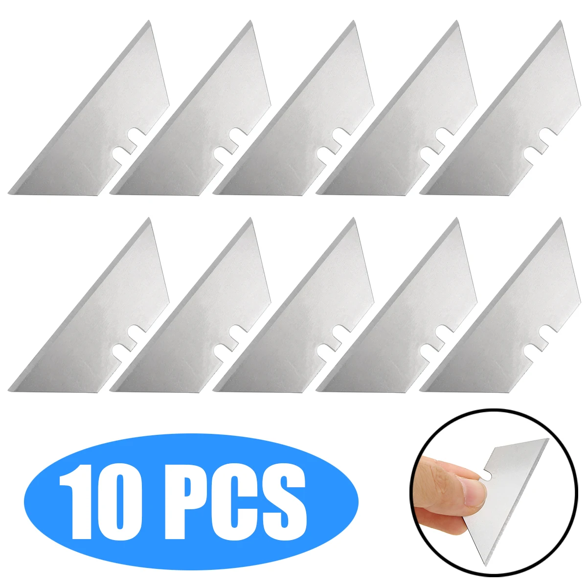 10pcs/set Durable Paper Utility Cutter Blades Fit Stanley Utility Tool Replacement Spare 60*30*19mm For Boxes Paper Cutting
10pcs/set Durable Paper Utility Cutter Blades Fit Stanley Utility Tool Replacement Spare 60*30*19mm For Boxes Paper Cutting