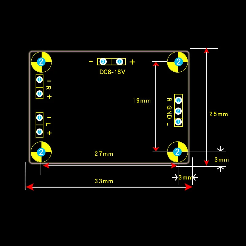 CA 3110 Audio Stereo Amplifier 
