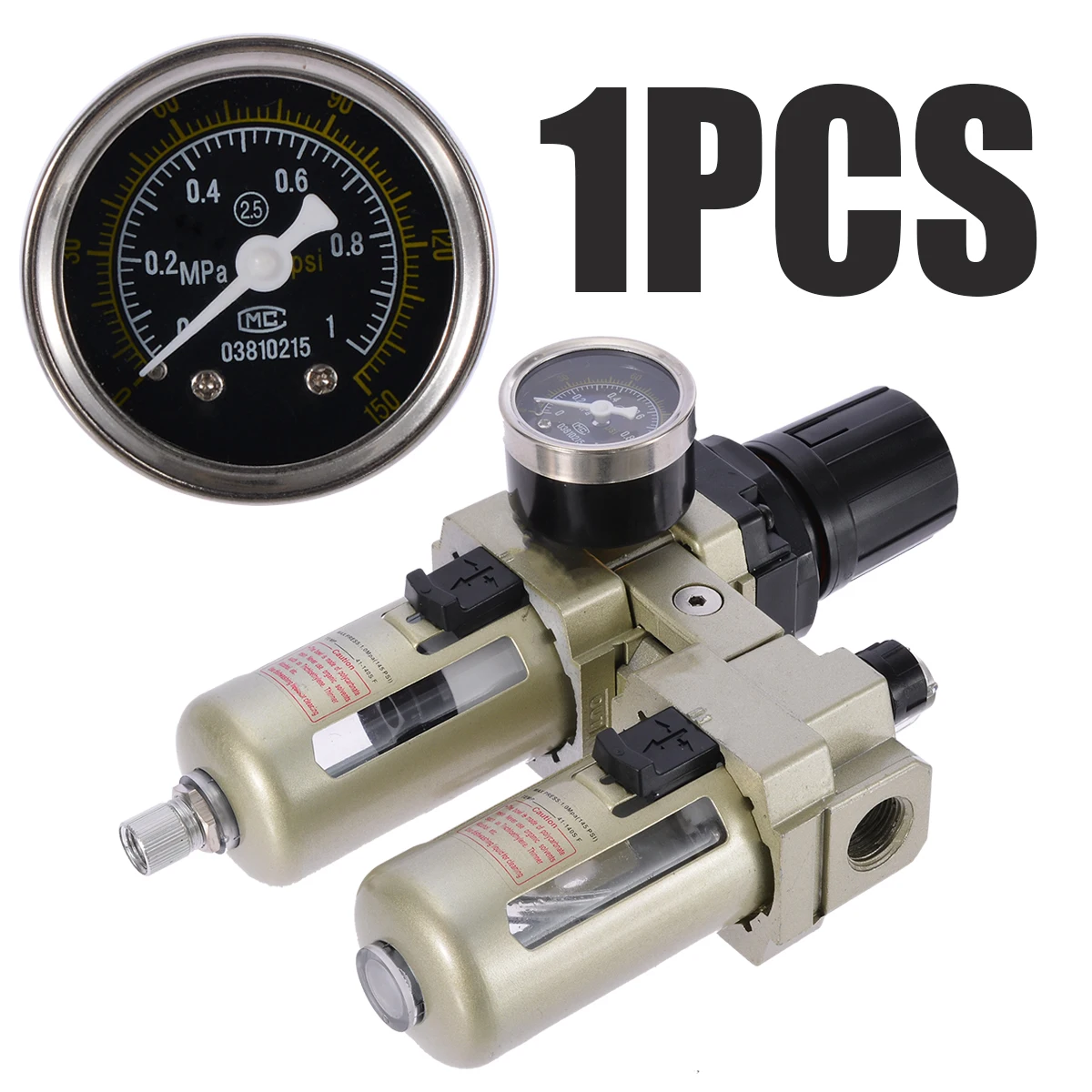 1 Set Air Compressor Oil Lubricator Water Separator Trap Filter Regulator Gauge High Quality Mayitr Hot Sale
1 Set Air Compressor Oil Lubricator Water Separator Trap Filter Regulator Gauge High Quality Mayitr Hot Sale