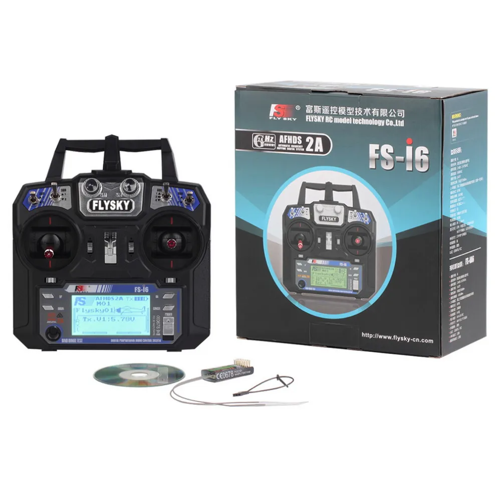 Flysky FS-i6 2A 2.4GHz 6CH AFHDS RC Transmitter Receiver for Airplane Heli UAV Multicopter Drone
Flysky FS-i6 2A 2.4GHz 6CH AFHDS RC Transmitter Receiver for Airplane Heli UAV Multicopter Drone