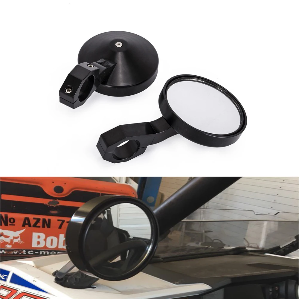 Adjustable Rotatable 1.75" Heavy Duty Rear view Mirrors UTV Wide View Round Clamp Side Mirror For Polaris RZR Ranger XP4 XP1000
Adjustable Rotatable 1.75" Heavy Duty Rear view Mirrors UTV Wide View Round Clamp Side Mirror For Polaris RZR Ranger XP4 XP1000