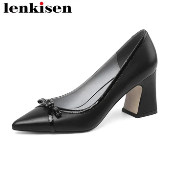 Lenkisen summer new arrival big size natural leather pointed toe high heels rhinestone bowtie elegant lady party shiny pumps L31
Lenkisen summer new arrival big size natural leather pointed toe high heels rhinestone bowtie elegant lady party shiny pumps L31
