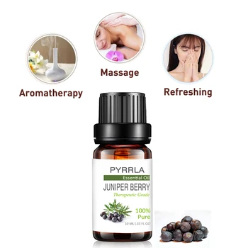 Pyrrla 10ml Juniper Berry Pure Essential Oils For Aromatherapy Refreshing Humidifier Massage Orange Basil Aromatic Essential Oil
Pyrrla 10ml Juniper Berry Pure Essential Oils For Aromatherapy Refreshing Humidifier Massage Orange Basil Aromatic Essential Oil