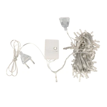 2 Set Changing Fairy Lights USB Powered with Remote Control, 100Led 10 Meter LED Bright Silver Wire Starry String Lights EU Plug
2 Set Changing Fairy Lights USB Powered with Remote Control, 100Led 10 Meter LED Bright Silver Wire Starry String Lights EU Plug