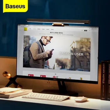 Baseus LED Table Lamp Adjustable Computer Screen Hanging Light Eye Protection Reading Light USB Rechargeable Lamp for PC Monitor
Baseus LED Table Lamp Adjustable Computer Screen Hanging Light Eye Protection Reading Light USB Rechargeable Lamp for PC Monitor