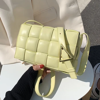 Small Weave Flap Bags For Women 2020 New Good Quality Fashion PU Leather Shoulder Crossbody Bag Female Handbags sac a main femme
Small Weave Flap Bags For Women 2020 New Good Quality Fashion PU Leather Shoulder Crossbody Bag Female Handbags sac a main femme