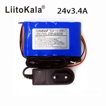 LiitoKala 24V 25.2V 3400mAh Lithium Li-ion Rechargeable Battery Pack Max 3A with built-in protection circuit board PCM
LiitoKala 24V 25.2V 3400mAh Lithium Li-ion Rechargeable Battery Pack Max 3A with built-in protection circuit board PCM