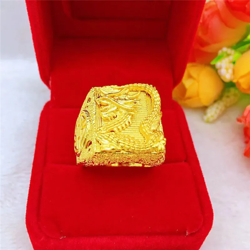 Luxury Gold 14K Ring for Men Wedding Engagement Anniversary Ring Delicate Dragon Pattern Yellow Gold Jewelry Birhtday Gifts
Luxury Gold 14K Ring for Men Wedding Engagement Anniversary Ring Delicate Dragon Pattern Yellow Gold Jewelry Birhtday Gifts
