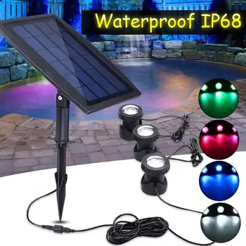 3 In 1 Solar Led Underwater Lights Waterproof IP68 Spot Light Lawn Lamp for Swimming Pool Fountains Pond Outdoor Garden Decor 
3 In 1 Solar Led Underwater Lights Waterproof IP68 Spot Light Lawn Lamp for Swimming Pool Fountains Pond Outdoor Garden Decor