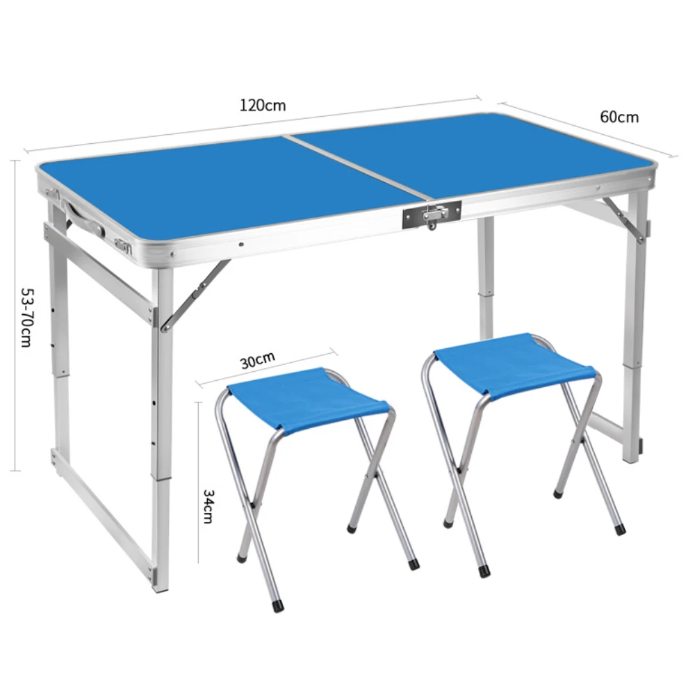 Folding Table with 4 Chairs Camping Aluminium Alloy Picnic Table Waterproof Ultra-light Durable Folding Table Desk for Picnic
Folding Table with 4 Chairs Camping Aluminium Alloy Picnic Table Waterproof Ultra-light Durable Folding Table Desk for Picnic
